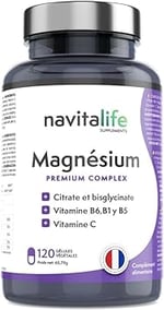 Flacon de complément alimentaire Vitamines B et C Navitalife 