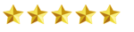 5 golden stars