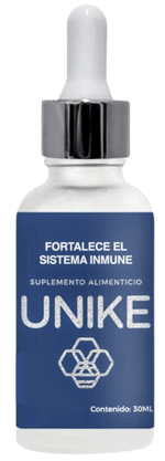 Presentación de producto UNIKE de 30 ml