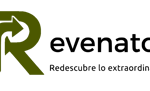 Logotipo verde de Revenato con R en forma de flecha y lema “Redescubre lo extraordinario”, símbolo de plataforma de venta de 