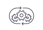 a brain map of gears and gears in a circle