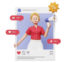 a graphic illustrating too much sharing at social media