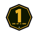 1-of-a-kind guarantee badge
