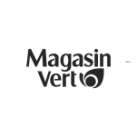 Logo Magasin Vert – support print et digital par Lucie Derrien, graphiste à Rennes