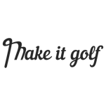 Logo Make It Golf – création graphique par Lucie Derrien, graphiste freelance à Rennes