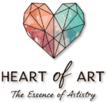 Heart of art logo
