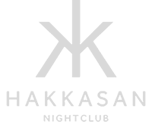 Hakkasan Nightclub Las Vegas logo, a world-renowned venue featured in Nocturnal Tours' exclusive Las Vegas club crawl package