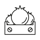 a graphic of a crate of fruit