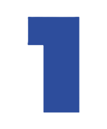 number-1-blue