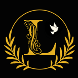 Une lettre d'or logo