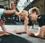 Séance de sport en entreprise