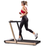 running on treadmill