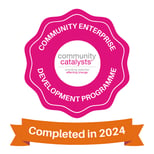 Image showing certification from Community Catalyst's Community Enterprise Development Programme