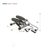stepper dimensions