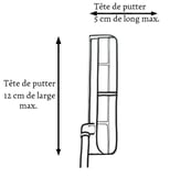 taille putter lame