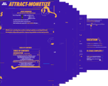 Preview of Attract-Monetize Mechanics Guideline PDFs on how to grow audience and make money