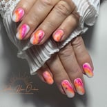 Remplissage et nail art marbré