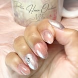 Gainage nude et dégradé paillettes