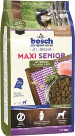 Canideo croquette pour chien Bosch Maxi Croquette Aîné VolailleRiz pour Chien Sénior Grande Race
