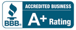 Better Business Bureau A+ logo for Globe Life Family Heritage Division 