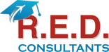 RED Consultants - study in U.S.A  logo