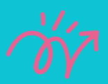 Decorative Pink M Arrow