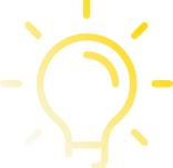 Icono de bombilla de idea