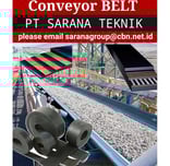 PT. Sarana Teknik menjual berbagai merek conveyor belt, termasuk Fenner, Sakai, Fenner, Continental,