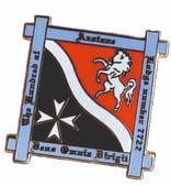 Cut to shape Pin Badge
