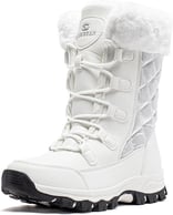 HOBIBEAR Women's Winter Snow Boots Waterproof Lightweight Warm Faux Fur Lined Mid-Calf Booties