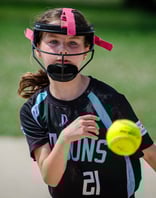 Photo of 8u softball player