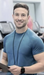 male personal trainer profile