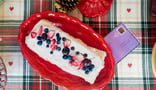 torta doce de frutas vermelhas foto