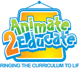 an animated animated animated education center logo