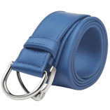 Blue belt with D-ring buckle