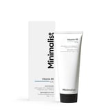 a white box of a minimalist moisturiser with Vitamin B5