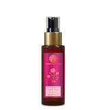 a bottle of rose water toner with a pink rose on it