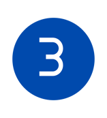a blue and white logo with the letter b