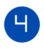 a blue and white sign with the letter h on it