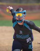 Photo of 12u softball player pitcher