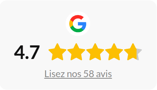 Note moyenne des avis Google (4.7/5)