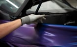 color change wrap being applied