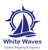 White Waves for Shipping Services Co. logo