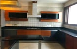 Ultra-modern Modular Kitchen of 3 BHK Luxury Builder Floor in Vasant Kunj, Shanti Kunj