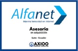 logotipo alfanet cliente axioo