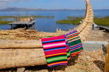 Telas y barcos tradicionales de Bolivia