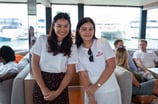 The Sanet team members, Gig and Fah