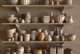 Premium kitchenware and crockery displayed on wall racks by art of kitchen