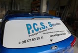 Microperforé lunette arrière
