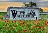 White Settlement Signage